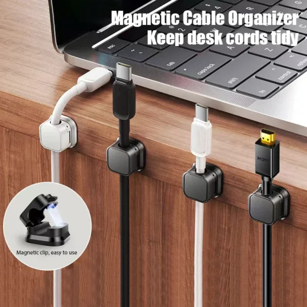 6er-Set Magnetische Kabel-Clips
