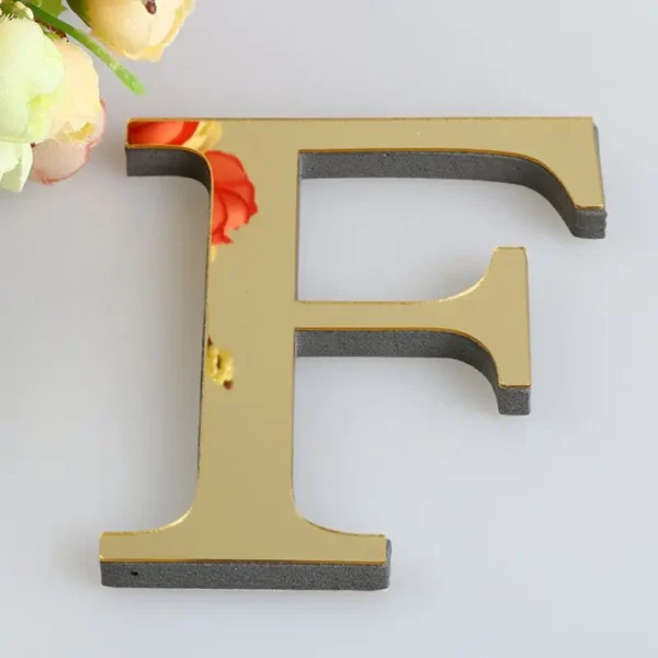3D Wandsticker Spiegelbuchstaben