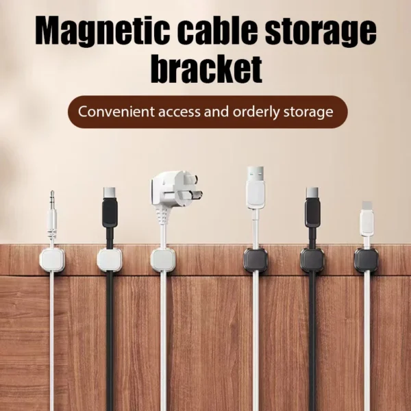 6er-Set Magnetische Kabel-Clips