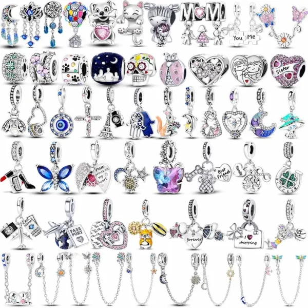 925 Sterling Silber Charms