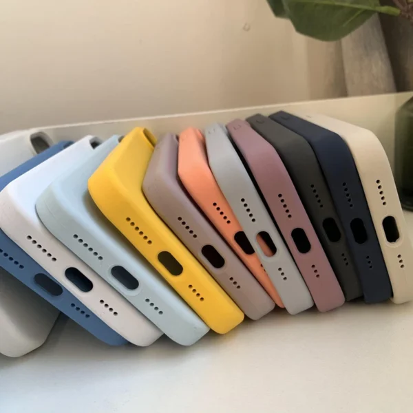 Schutzhülle aus flüssigem Silikon für iPhone